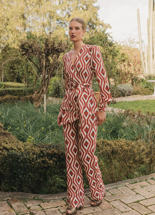 Nanda-Normanda top and pants set