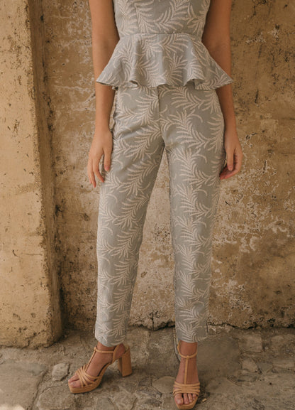 Conjunto de top y pantalón bordado Nidia-Lott