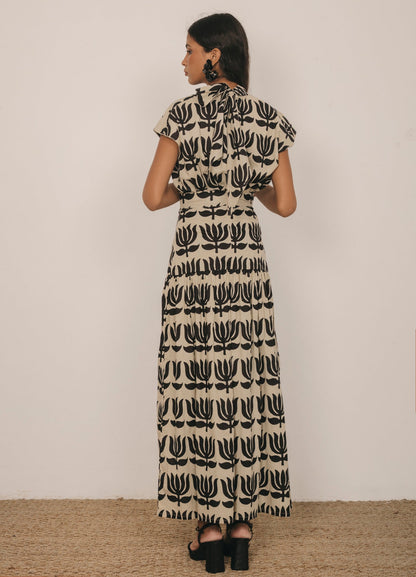 Odalis-Kenya black top and skirt set