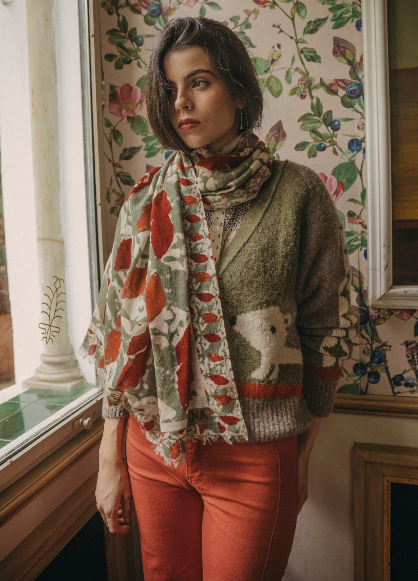 Rosaire 100% Wool Shawl