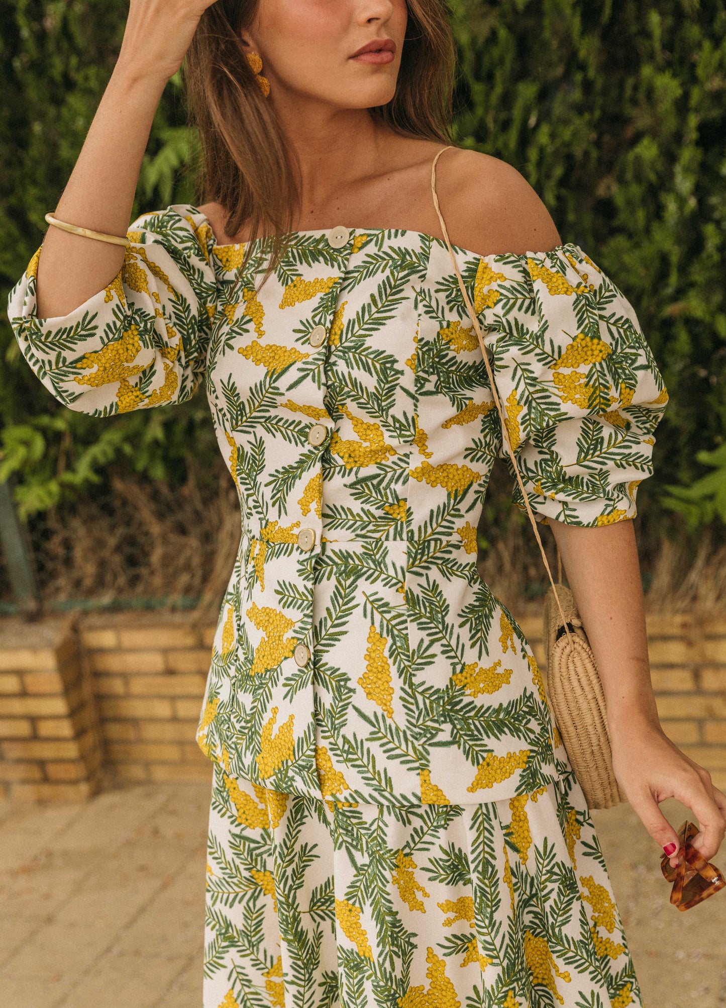 Conjunto de top y falda Eddie-Bloom
