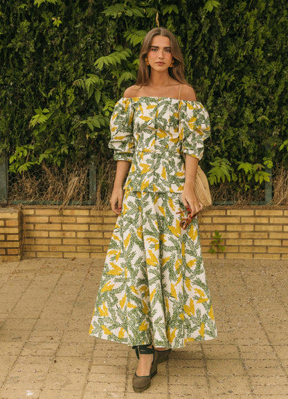 Conjunto de top y falda Eddie-Bloom