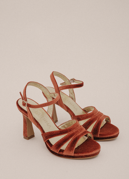 Baltimore velvet sandal